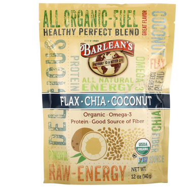 Barleans Organic Oils Barleans Flax, Chia, Coconut